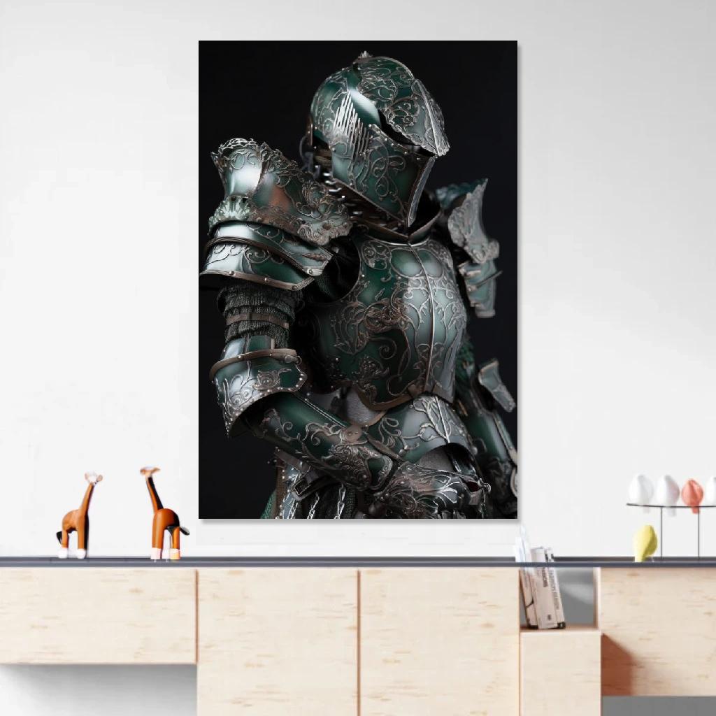 Picture of Cameleon Armor au dessus d'un meuble bas