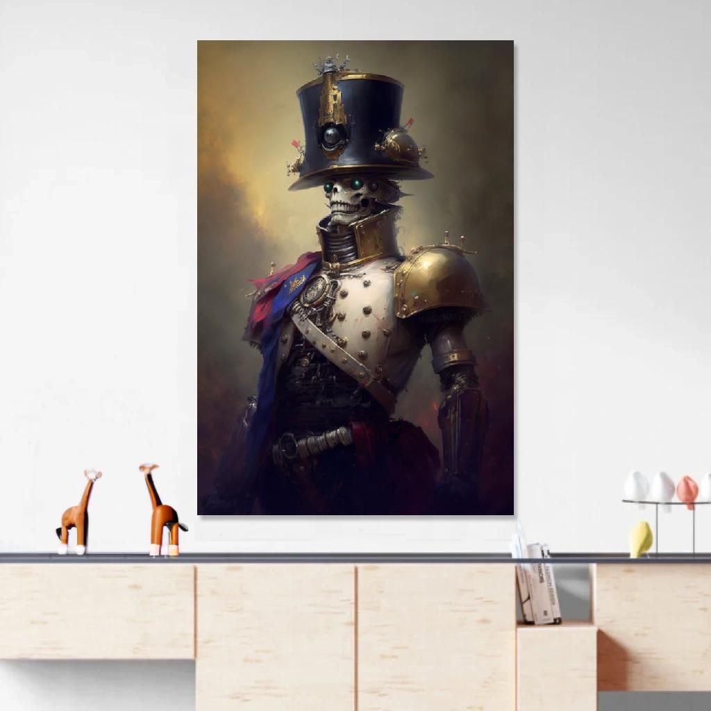 Picture of Robot Soldat Of Napoleon au dessus d'un meuble bas