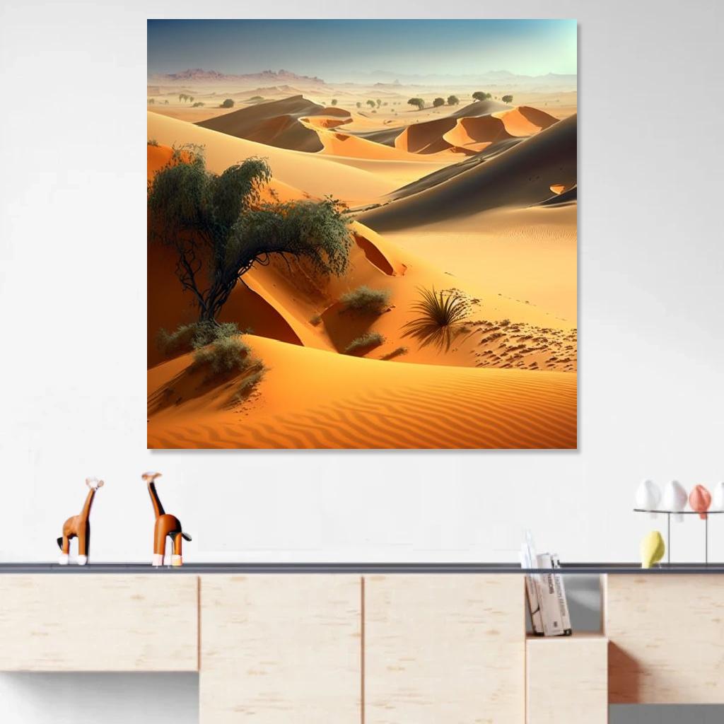 Picture of Desert Summer au dessus d'un meuble bas