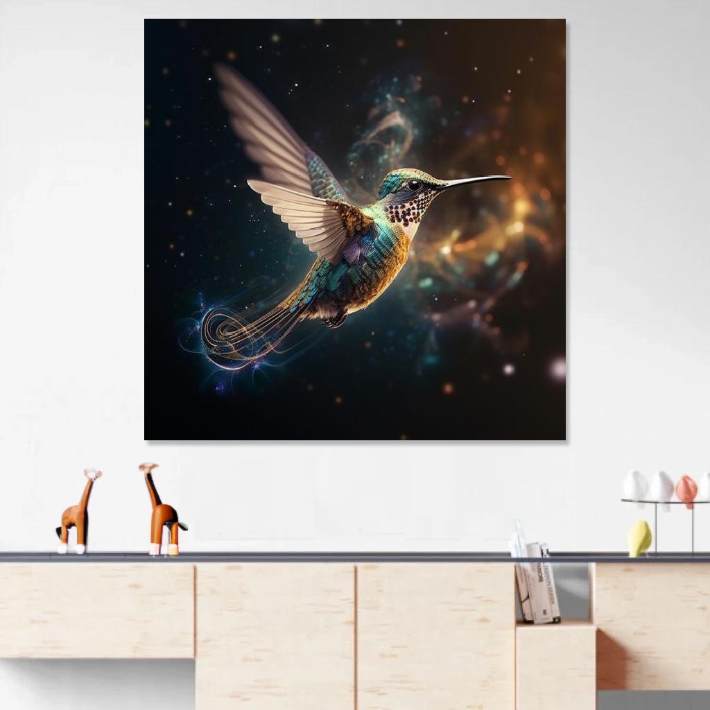 Picture of Humming-bird Galaxy au dessus d'un meuble bas