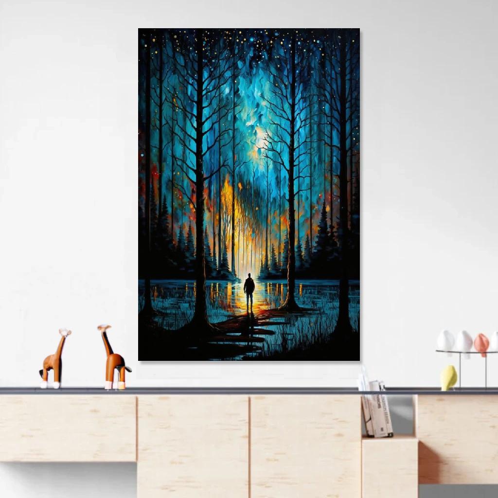 Picture of Forest Mystical au dessus d'un meuble bas