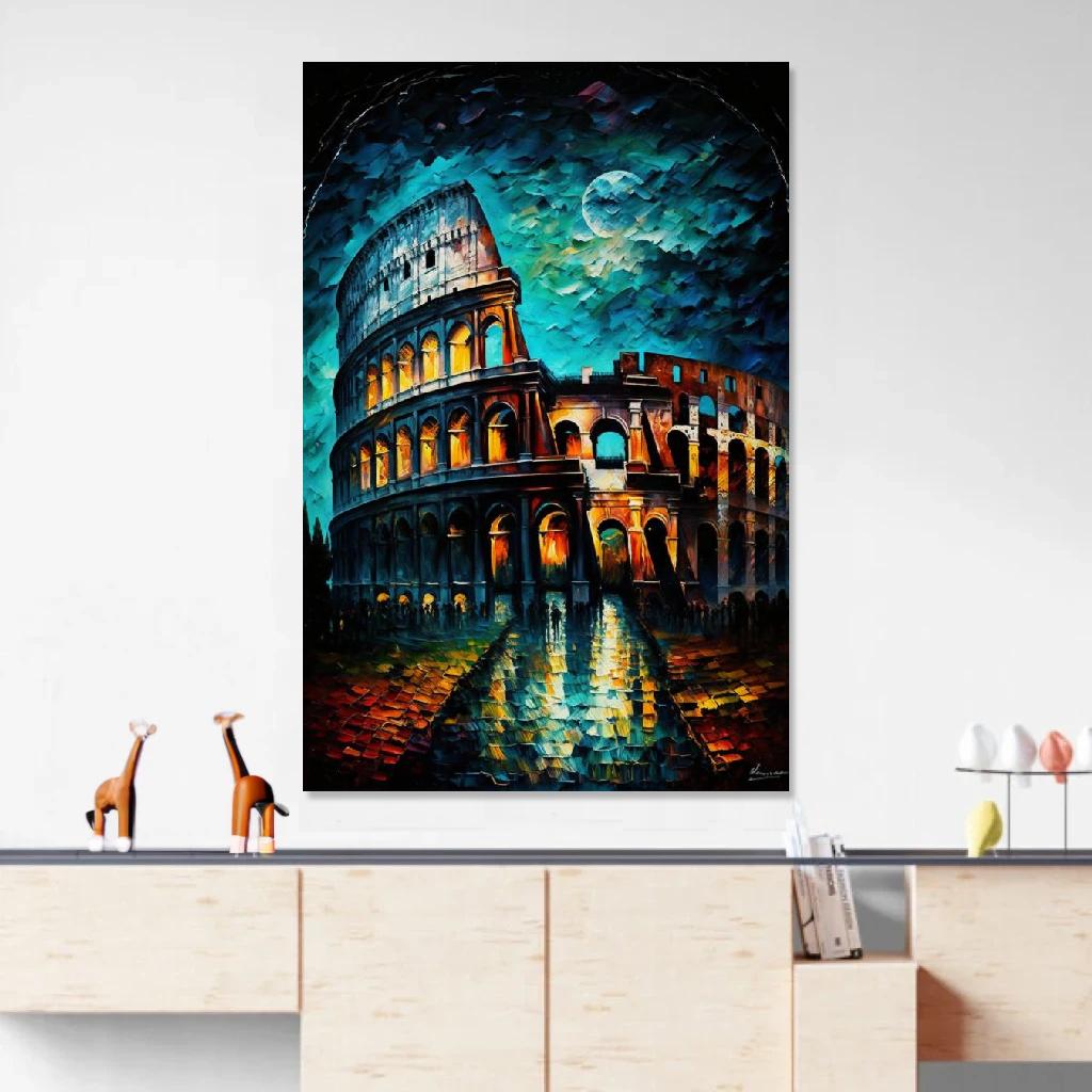 Picture of The Colosseum Mystical au dessus d'un meuble bas