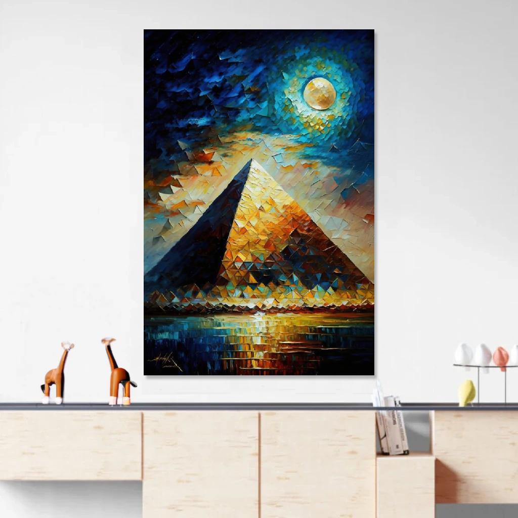 Picture of Great Pyramid of Giza Mystical au dessus d'un meuble bas