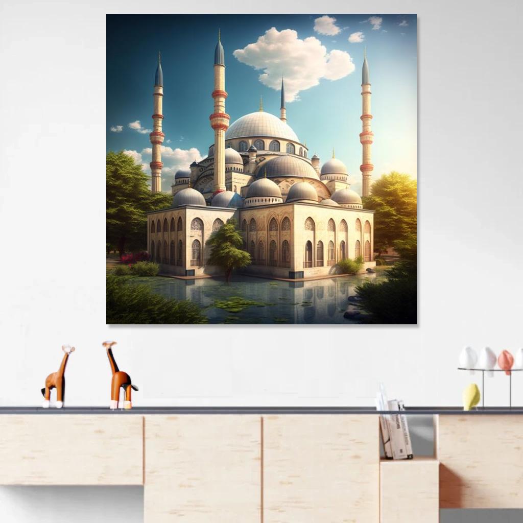 Picture of Mosque Summer au dessus d'un meuble bas
