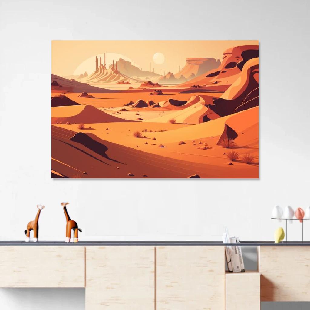 Picture of Desert Vector au dessus d'un meuble bas