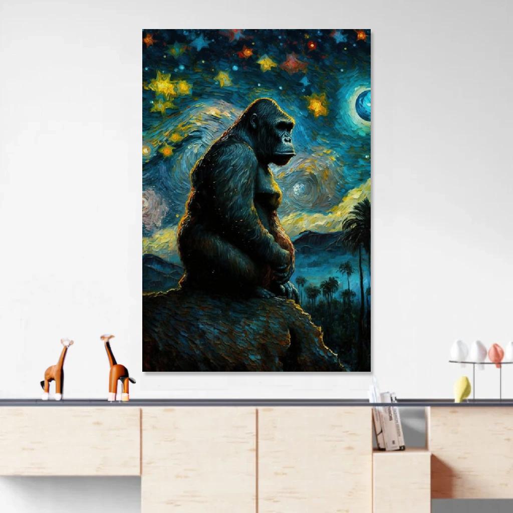 Picture of Gorilla Mystical au dessus d'un meuble bas