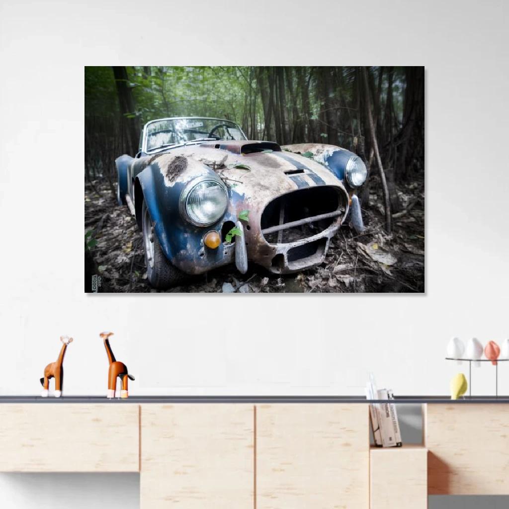 Picture of AC Shelby Cobra 427 Abandonment au dessus d'un meuble bas