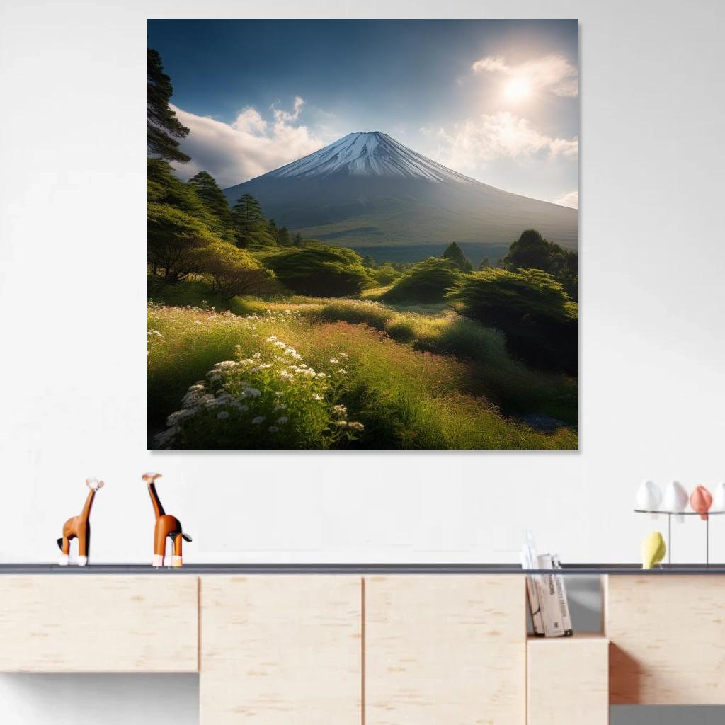 Picture of Mont fuji Summer au dessus d'un meuble bas