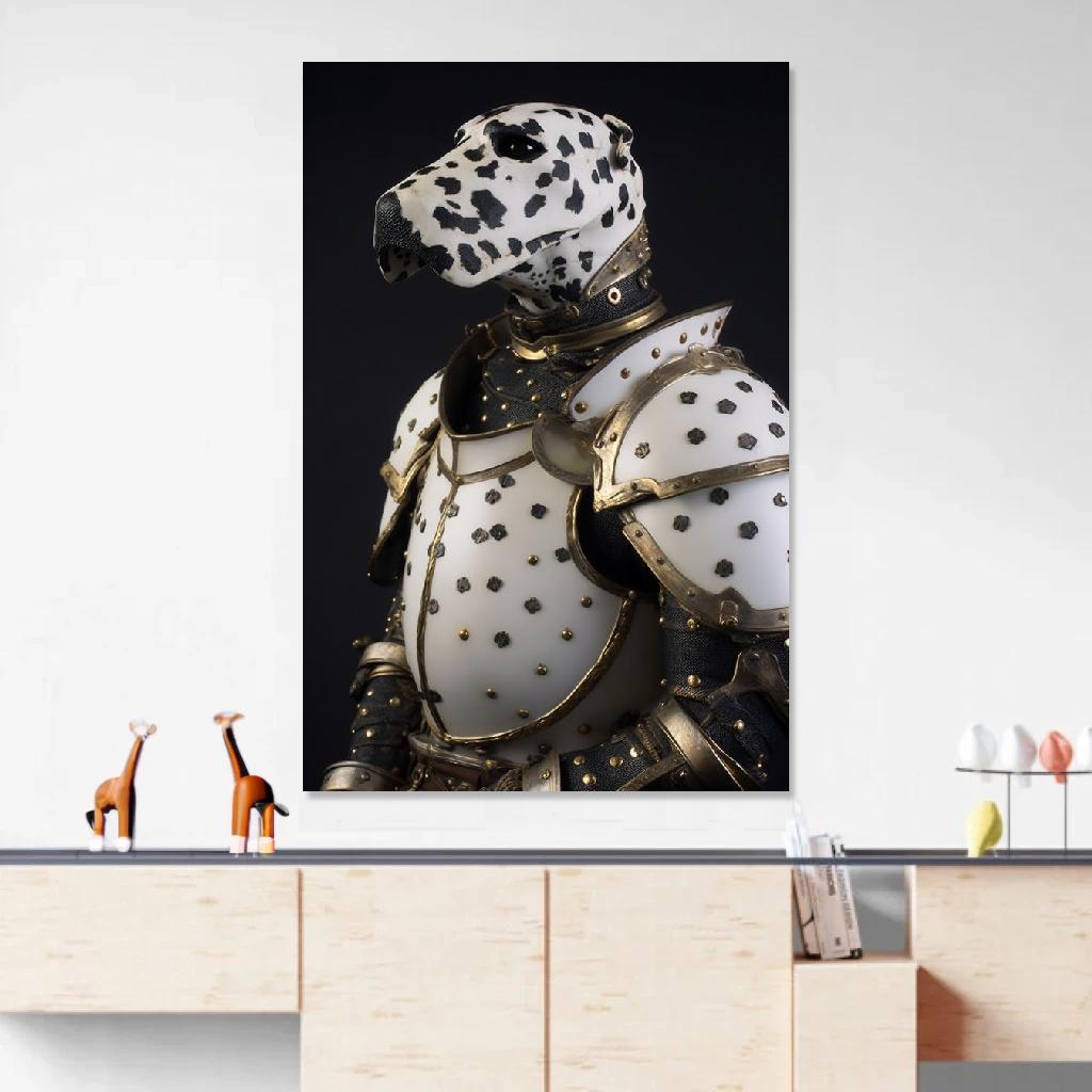 Picture of Dalmatian Armor au dessus d'un meuble bas